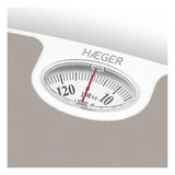 Analoge Personenwaage Haeger Schwarz/Weiß 130 KG