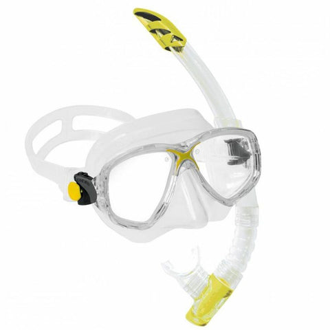 Schnorkelbrille Cressi-Sub DM1000058 Gelb Erwachsene