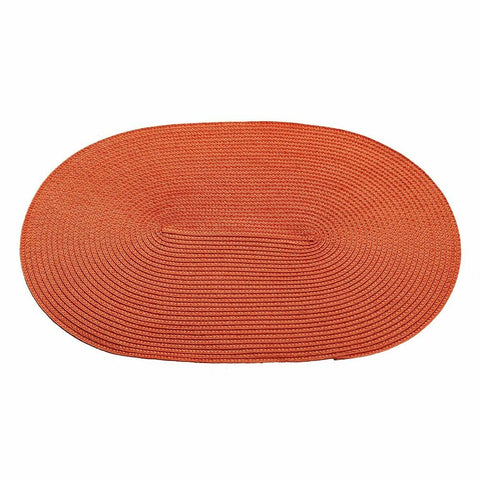 Untersetzer Versa Orange Oval Nylon (30 x 1 x 45 cm) (45 x 30 cm)