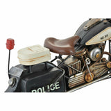 Fahrzeug DKD Home Decor Police Dekoration 34,5 x 11 x 21 cm Motorrad Vintage