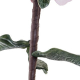Dekorative Blume DKD Home Decor Rosa EVA (Ethylen-Vinylacetat) (2 pcs) (15 x 124 cm)