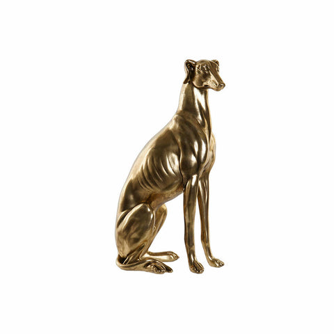 Deko-Figur DKD Home Decor Gold Harz Hund (31 x 20 x 54 cm)