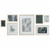 Fotorahmen DKD Home Decor 48 x 6 x 34 cm Kristall natürlich Papier Tropical Holz MDF