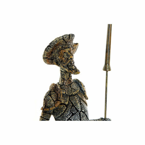 Deko-Figur DKD Home Decor Don Quijote 12 x 11 x 51 cm Beige Braun Harz