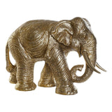Deko-Figur DKD Home Decor RF-177265 Elefant Gold Harz Kolonial (83 x 32 x 56 cm)