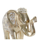 Deko-Figur DKD Home Decor 28,5 x 11,5 x 22,5 cm Elefant Gold Harz Kolonial