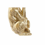 Deko-Figur DKD Home Decor 13 x 11 x 19,5 cm Gold Harz Kolonial Affe (3 Stücke)
