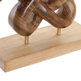 Deko-Figur DKD Home Decor Knoten Holz natürlich (34 x 10 x 31 cm)