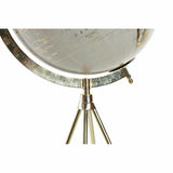 Terraqueo-Globus DKD Home Decor Grau Gold Aluminium Kolonial PVC (27 x 25 x 61 cm)