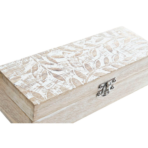 Box-Schmuckkästchen DKD Home Decor Indianer Mango-Holz (2 pcs) (23 x 8 x 6.5 cm) (27 x 11.5 x 9 cm)