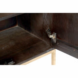 Anrichte DKD Home Decor Metall Holz Holz MDF (147 x 43 x 75 cm)
