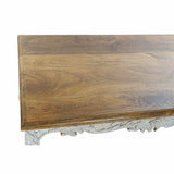 Esstisch DKD Home Decor 8424001858507 Antiker Finish natürlich Holz Aluminium Weiß Mango-Holz 120 x 61 x 49 cm