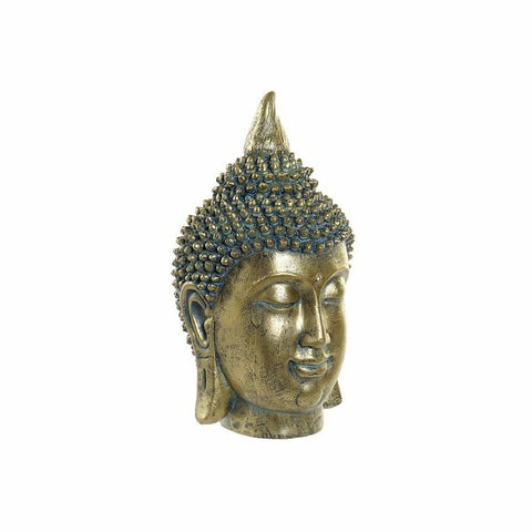 Deko-Figur DKD Home Decor 16 x 15,5 x 28 cm Blau Gold Buddha Orientalisch