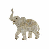 Deko-Figur DKD Home Decor Harz Elefant (33.5 x 17 x 35 cm)