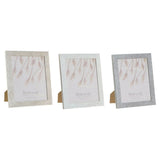 Fotorahmen DKD Home Decor S3024158 Urban Kristall Grau Beige Weiß PS (24,5 x 2 x 29,5 cm) (3 Stück)