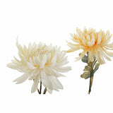 Dekorative Blume DKD Home Decor Rosa Polyester Polyäthylen Weiß Gelb (10 x 10 x 55 cm) (3 pcs)