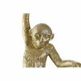 Deko-Figur DKD Home Decor Affe Gold Harz Kolonial (14 x 15 x 55 cm)