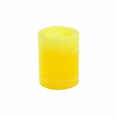 Kerze DKD Home Decor Zitronella Gelb Wachs (7 cm)