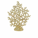 Deko-Figur DKD Home Decor 26 x 5,5 x 34 cm Gold Koralle Mediterraner