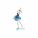 Deko-Figur DKD Home Decor Blau Ballett-Tänzerin Romantisch 11 x 6 x 23 cm