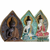 Deko-Figur DKD Home Decor 14 x 11 x 22,5 cm Buddha Bunt Orientalisch (4 Stücke)