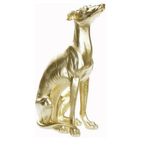 Deko-Figur DKD Home Decor Gold Harz Hund (30 x 16,5 x 46 cm)
