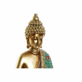 Deko-Figur DKD Home Decor 20 x 10 x 28 cm Gold Buddha Bunt Orientalisch