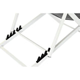 Solseng DKD Home Decor Schwarz Polyester Aluminium Weiß (102 x 63 x 98 cm)