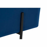 Hocker DKD Home Decor   108 x 46 x 45 cm Schwarz Blau Metall