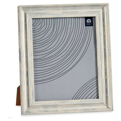 Fotorahmen Kristall Silberfarben Holz Braun Kunststoff (26 x 2 x 31 cm)