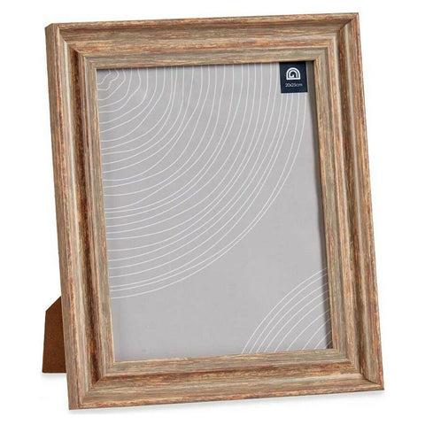 Fotorahmen Kupfer Kristall Holz Kunststoff (26 x 2 x 31 cm)