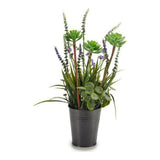 Dekorationspflanze Lavendel Metall Kunststoff (13 x 40 x 13 cm)