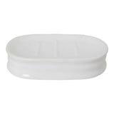 Badezimmer Set Wellen aus Keramik Weiß (3 pcs)