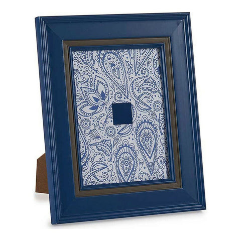 Fotorahmen Kristall Blau Kunststoff (2 x 28 x 23 cm)