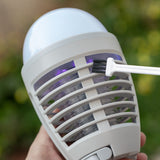 2 in 1 Wiederaufladbare Anti-Mücken-Lampe mit LED Kl Bulb InnovaGoods