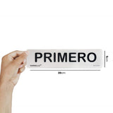 Klebeschild PRIMERO (20 x 5 cm) (Restauriert A+)